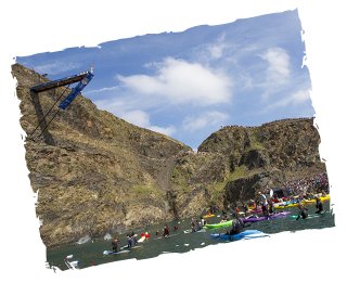 What happens when 11 men launch themselves from the height equivalent of an eight-storey building with no protection whatsoever? Let's keep it 'juvenal': Mens sana in corpore sano – a sound mind in a sound body. Physical fitness is a basic requirement in cliff diving but worthless in itself if the mind does not contribute to the dive. Only those whose minds allow it are able to enjoy the ride.