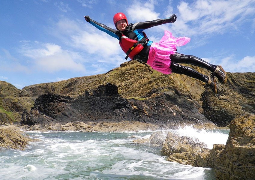 Coasteering, a fantastic Stag weekend adventure in Wales