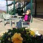 Taking in some sunshine at Vale Resort Cardiff